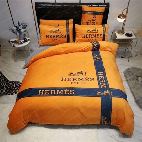 hermes bedding set.